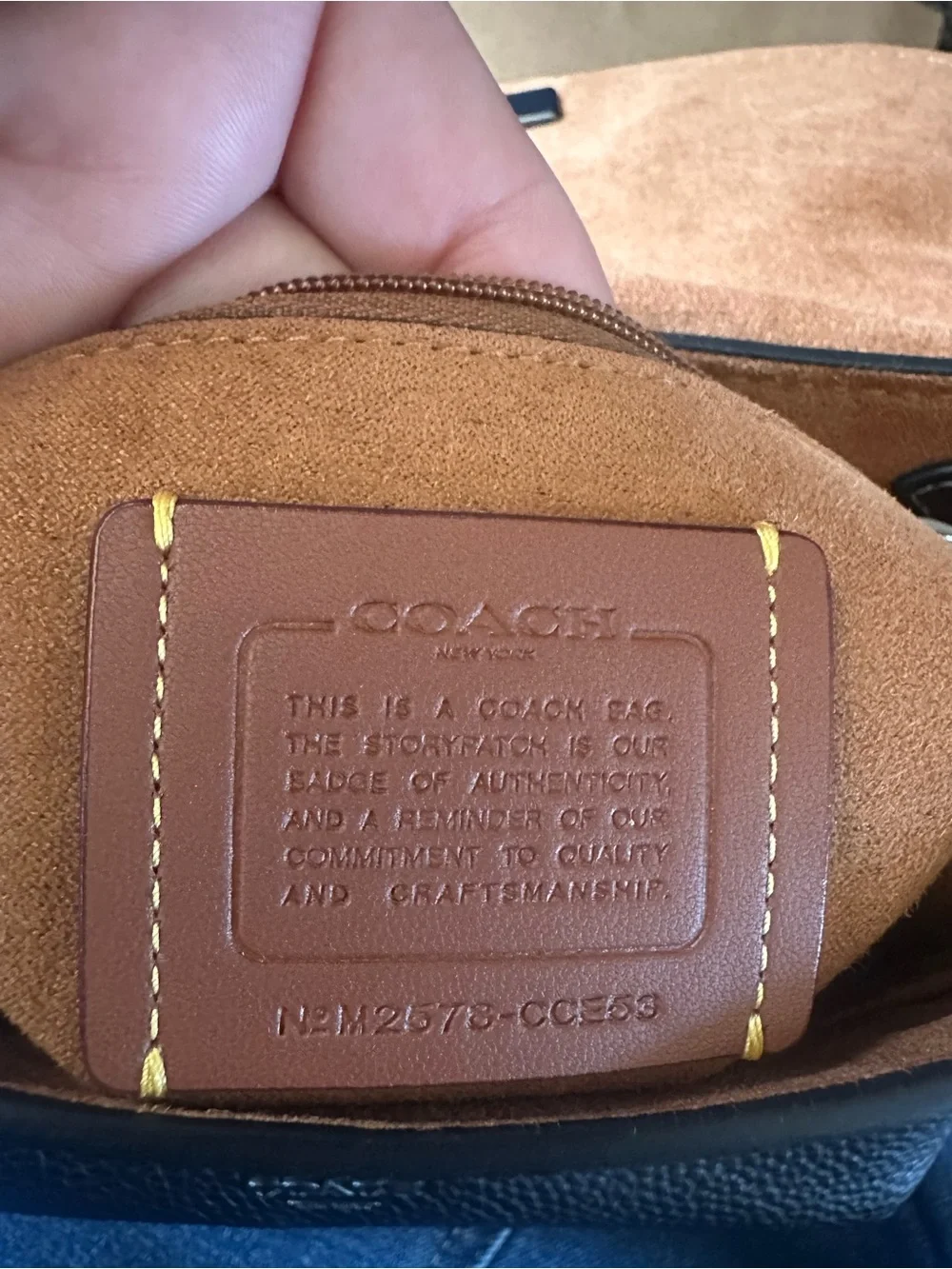 Coach Black Pebbled Leather Satchel